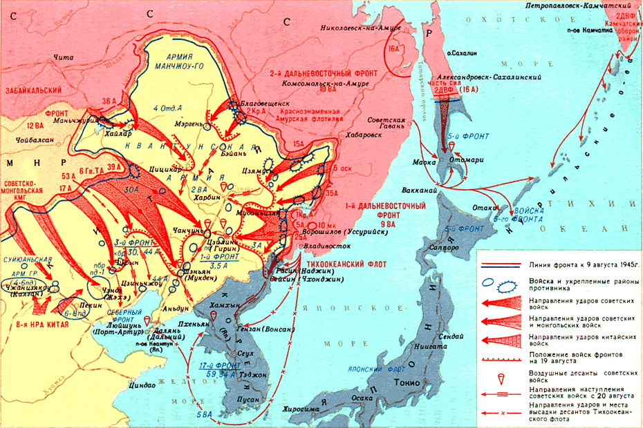 Схема второй мировой войны